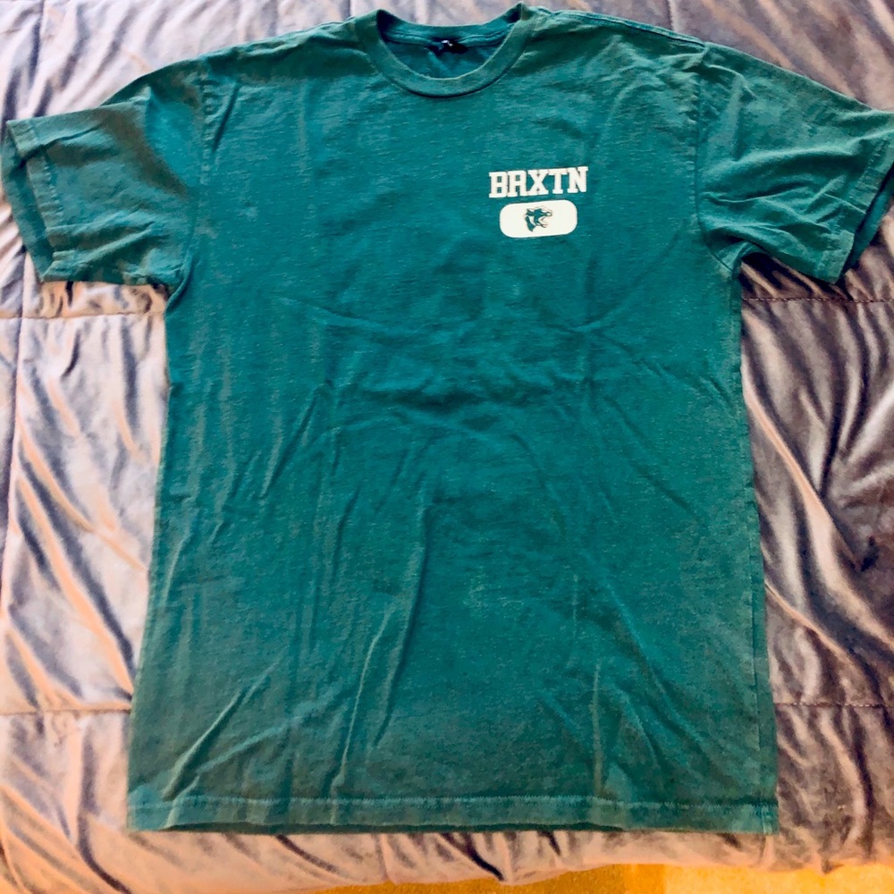 Brixton T-shirt green Sz medium